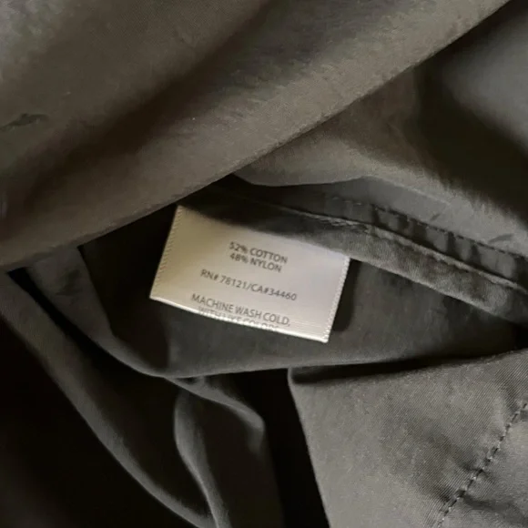 Eileen Fisher Dark Gray Zip Up Jacket Utility Size M Women - Picture 8 of 12